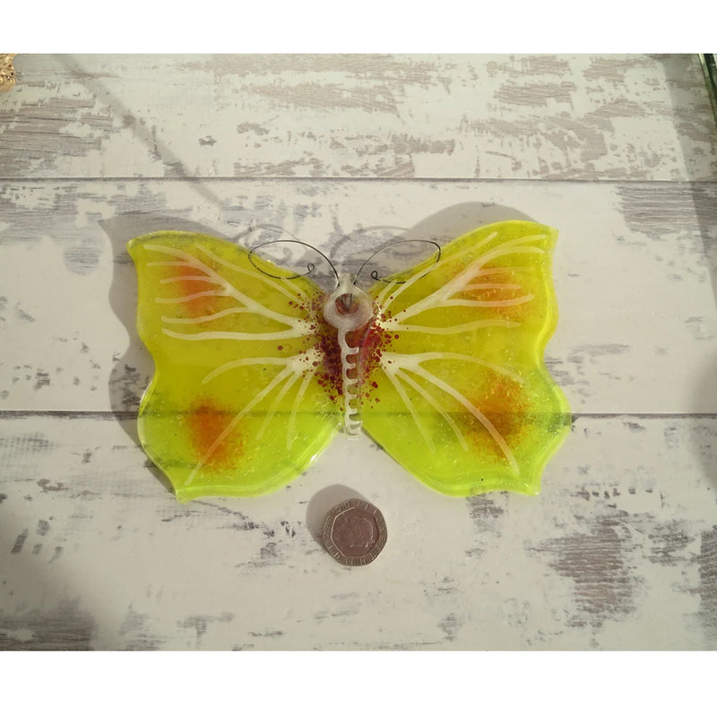 Yellow Brimstone butterfly decoration
