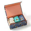 Miss Sparrow Ladies bumble bee socks box