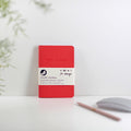 A6 Recycled leather pocket journal - available in 5 colours